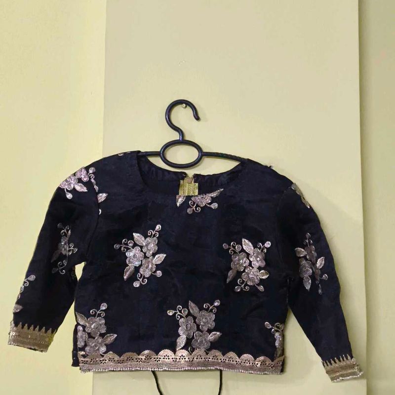 Elegant Embroidered Girls' Blouse