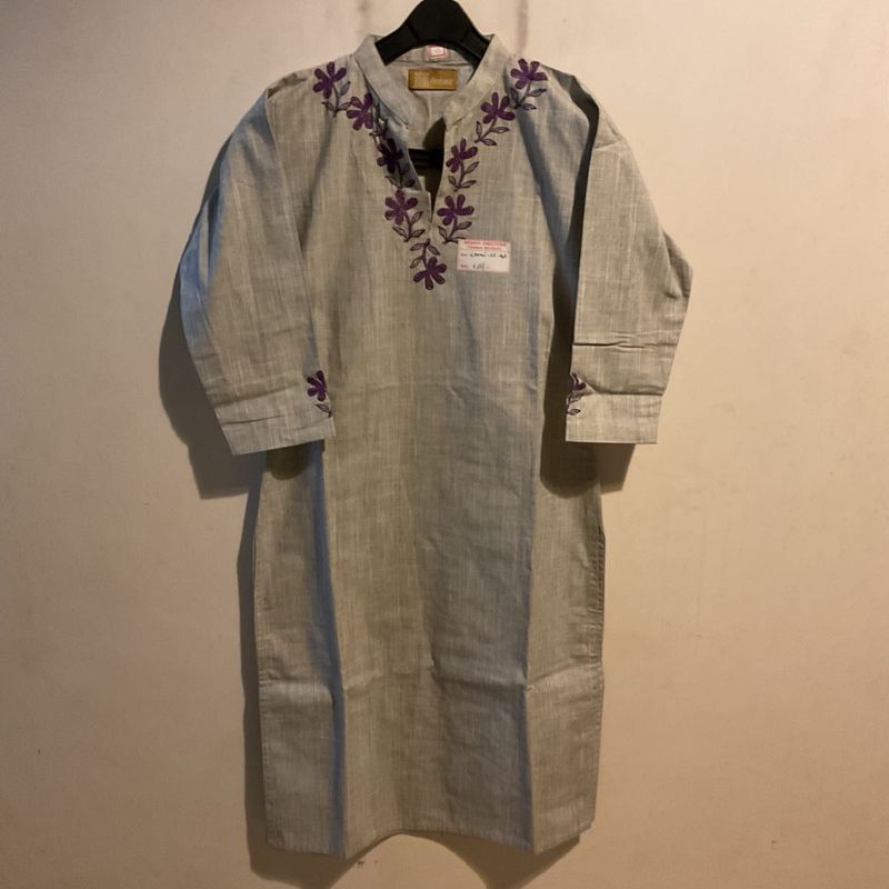 Embroidered Handloom Kurta for Women