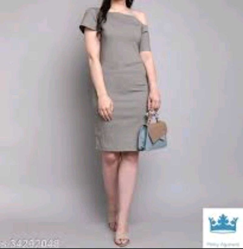 Elegant Grey Dress
