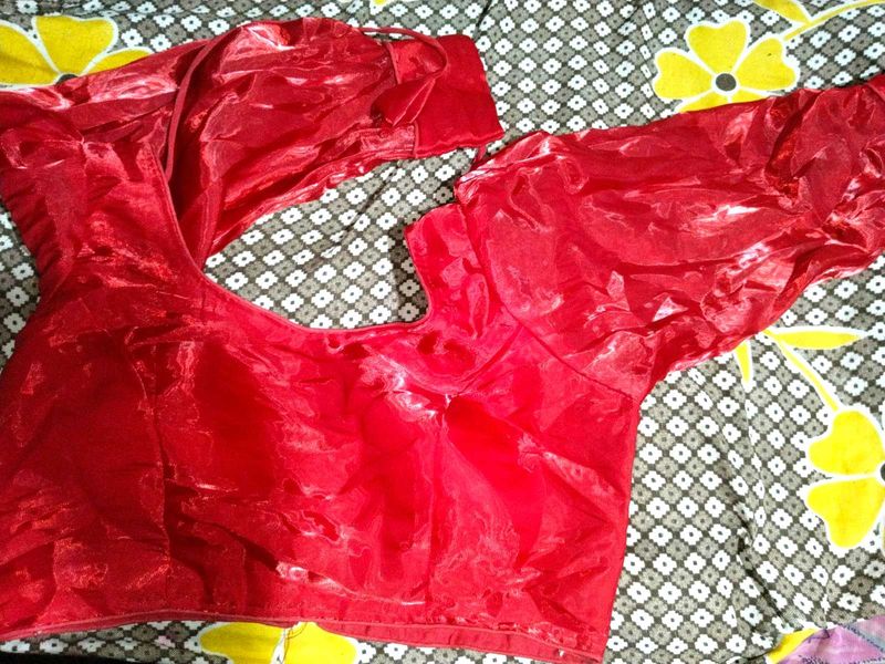 Red Saree Blouse