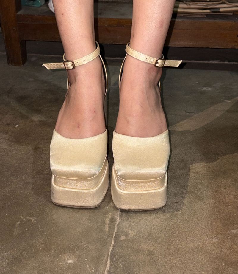 Block Mules Heels Sandal