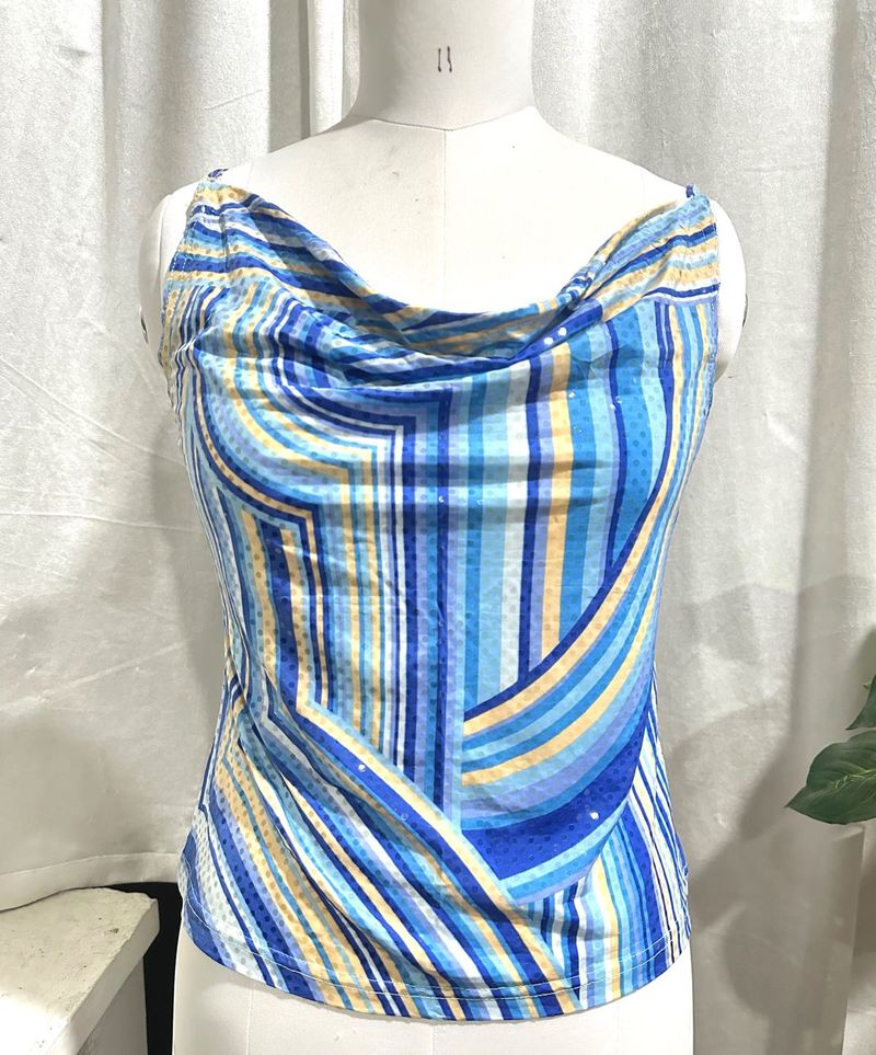 Striped Sleeveless Top