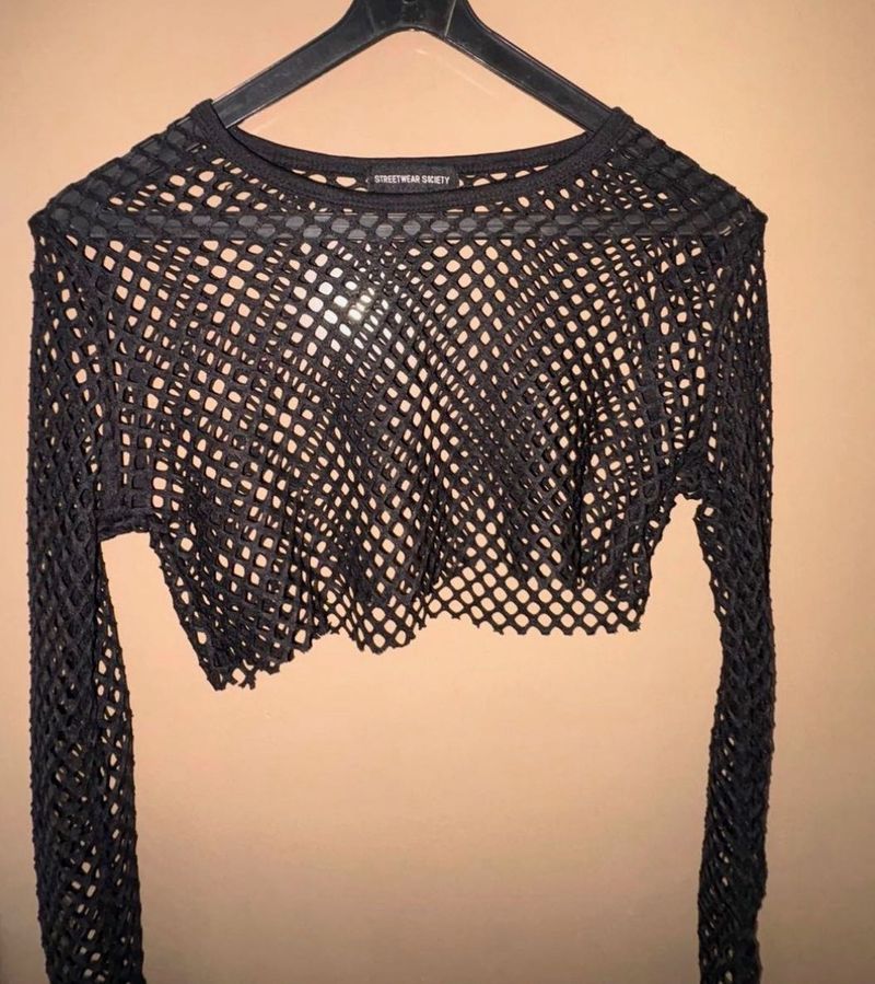 Party Wear Mesh Top