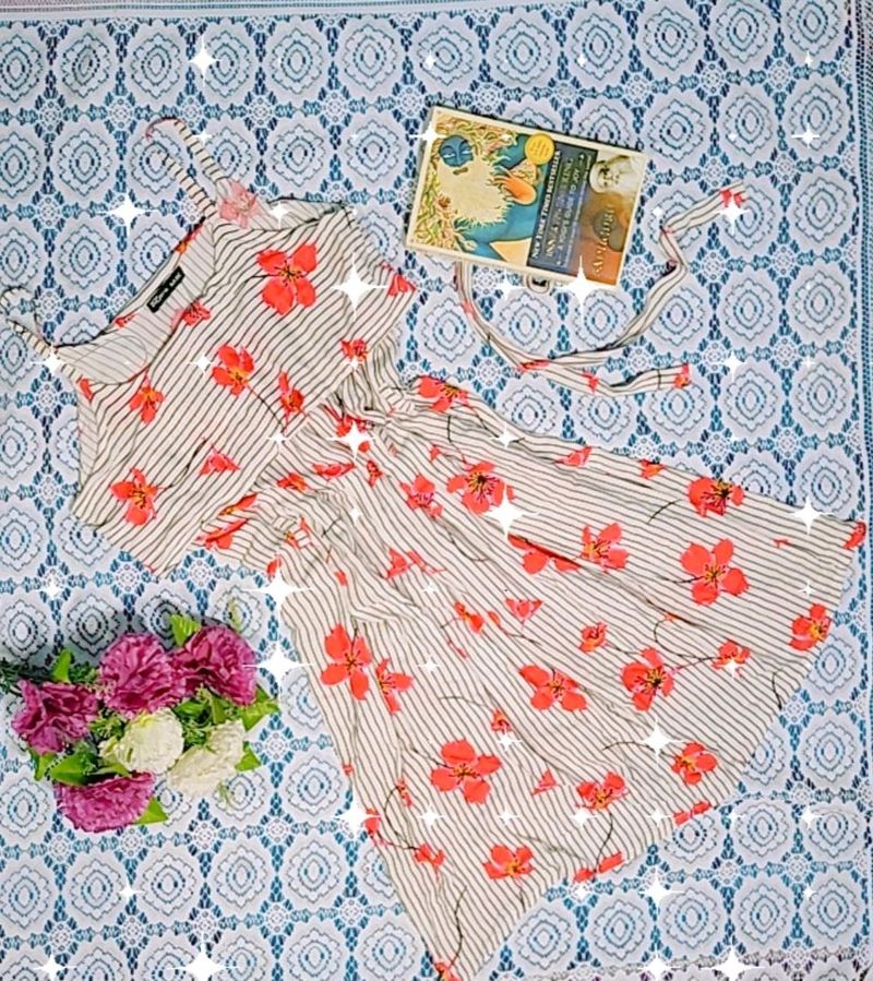 Floral Fit and flare dress