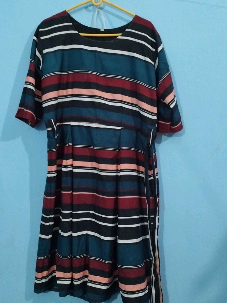 Striped Casual Dress