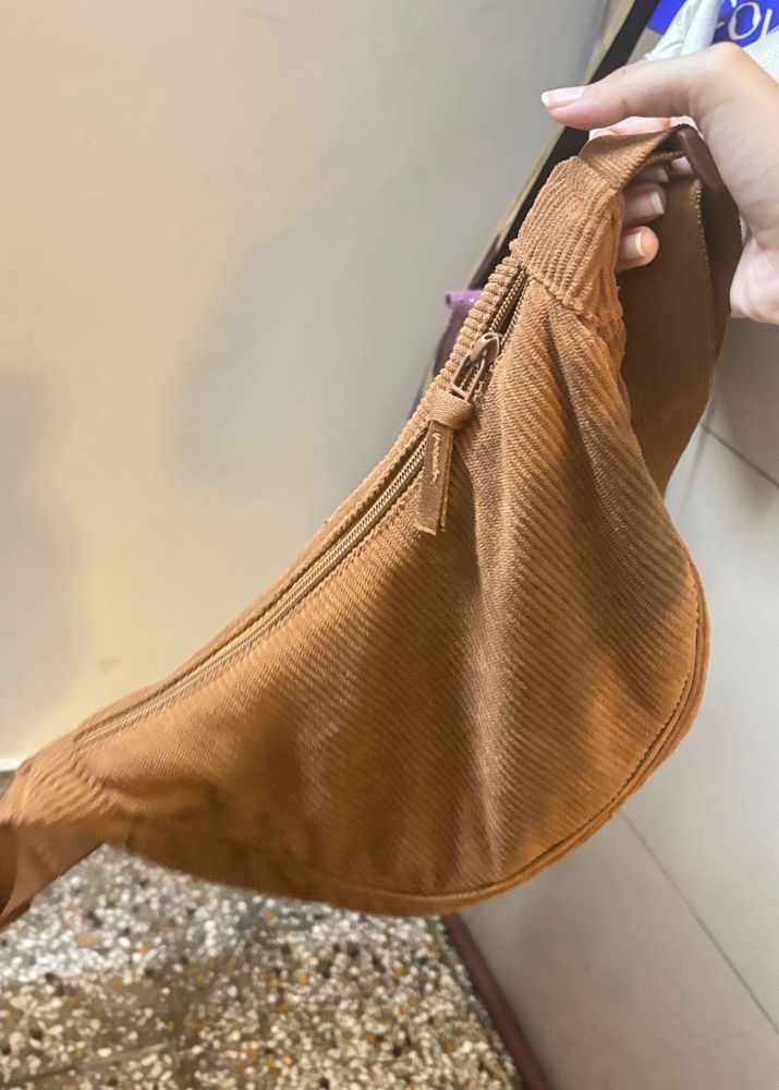 Corduroy Sling Bag