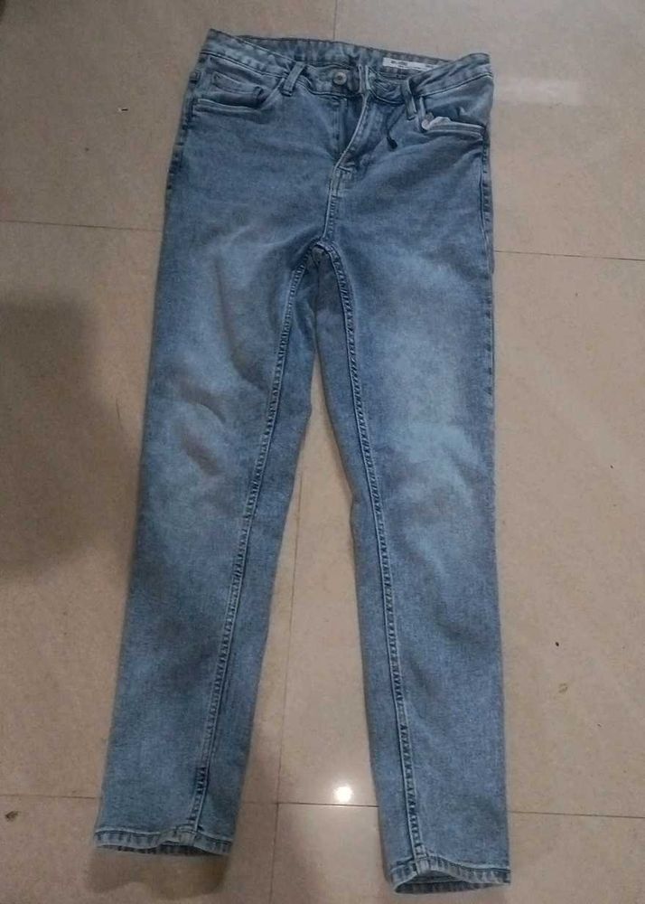Light Wash Denim Jeans (S)