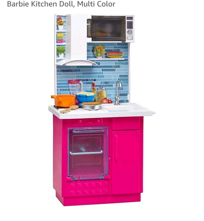 Original Barbie Kitchen Set (Bought In DUBAI)