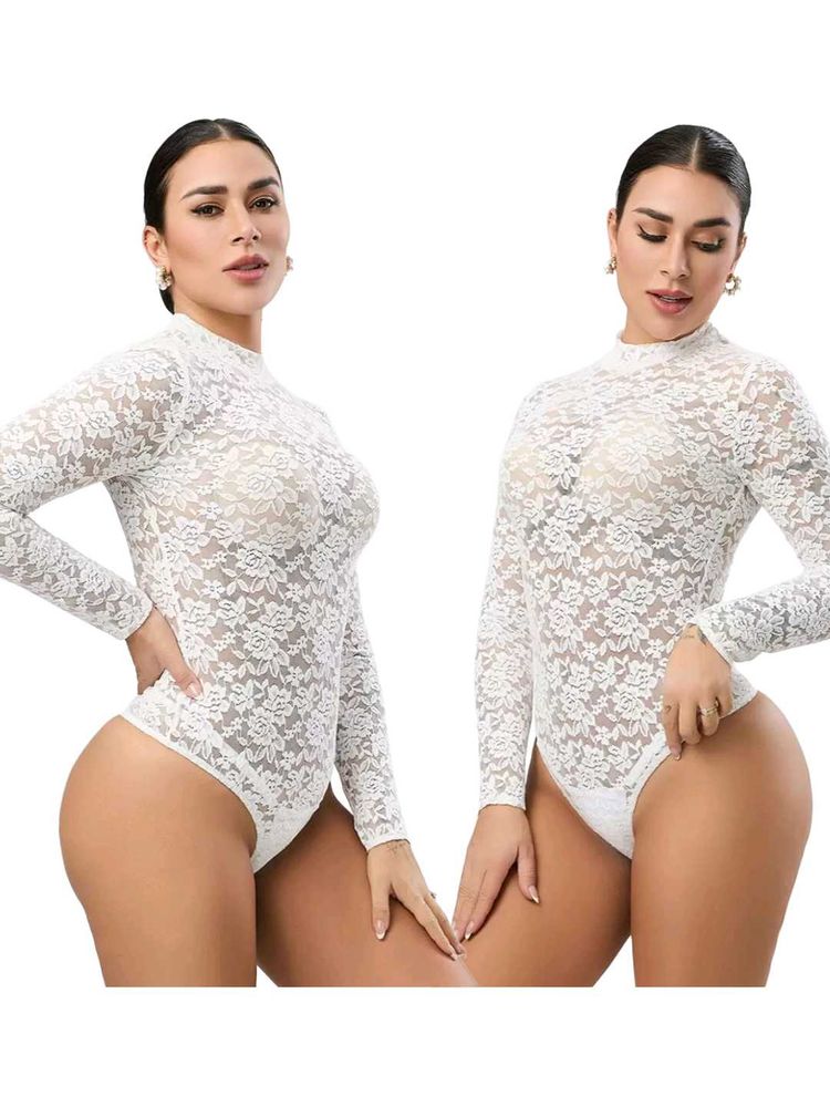 Fancy Lace Bodysuit Free Size Fit For S,M,L