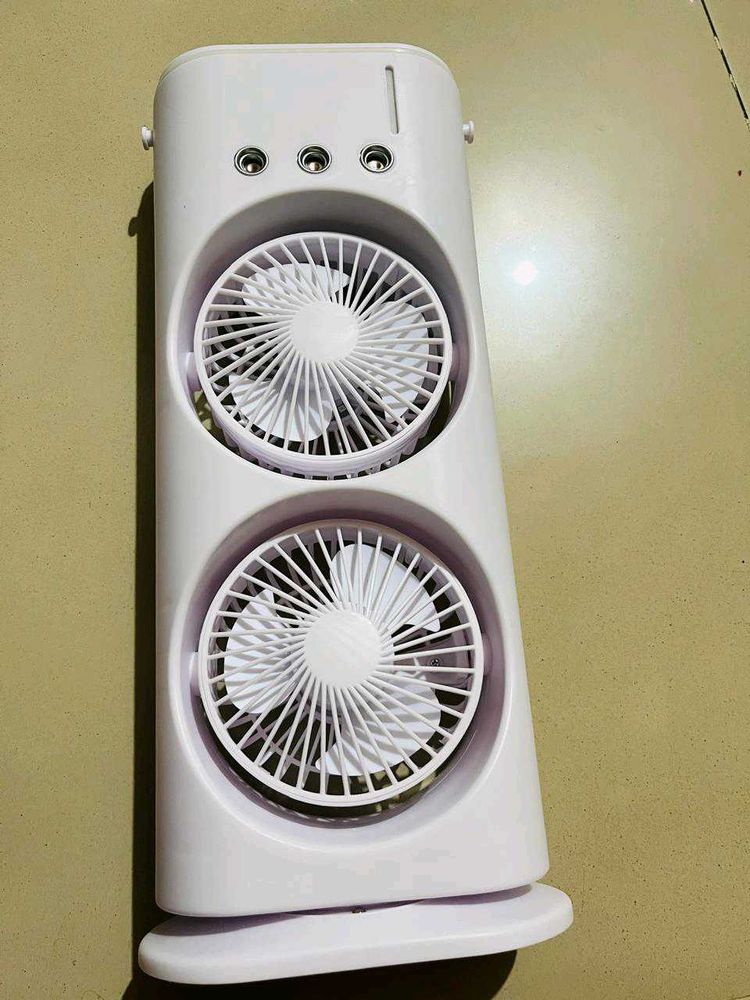 Portable Double Bladeless Fan New Wdt Tag