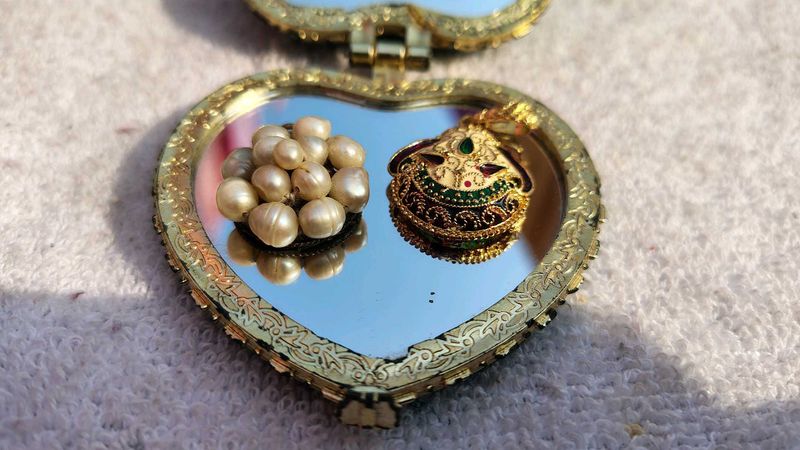 Antique Pendant Duo - Unique Vintage Charm