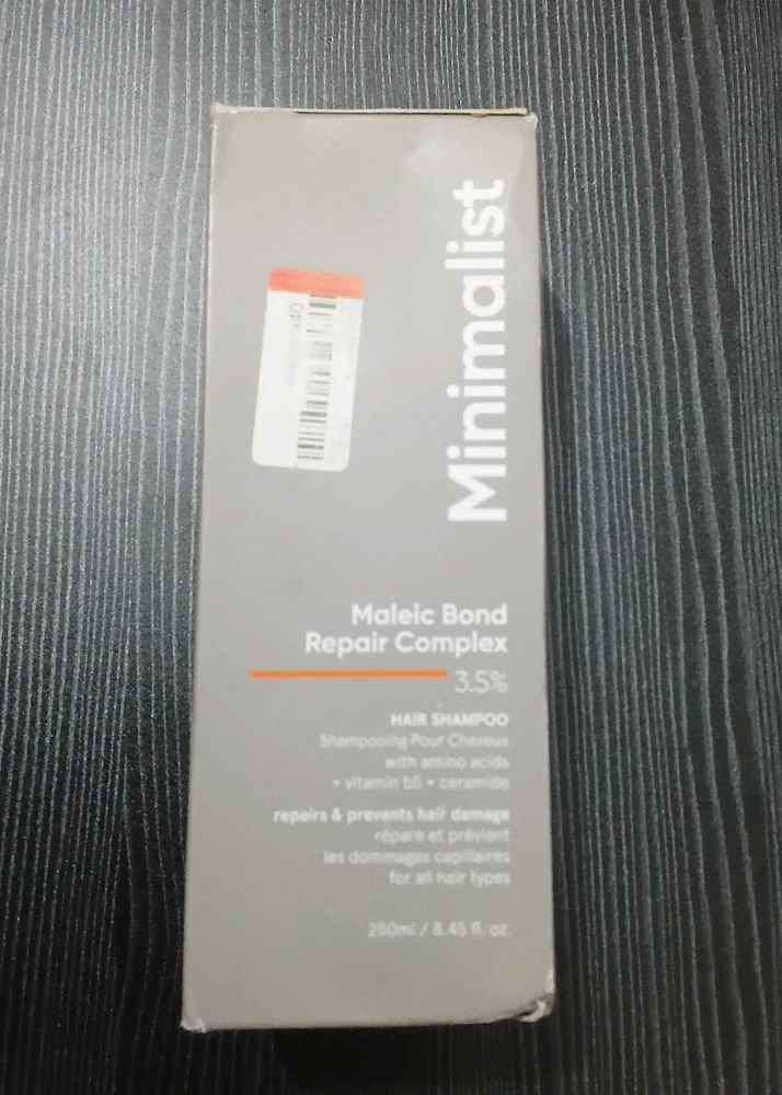 Minimalist Maleic Bond Repair Shampoo