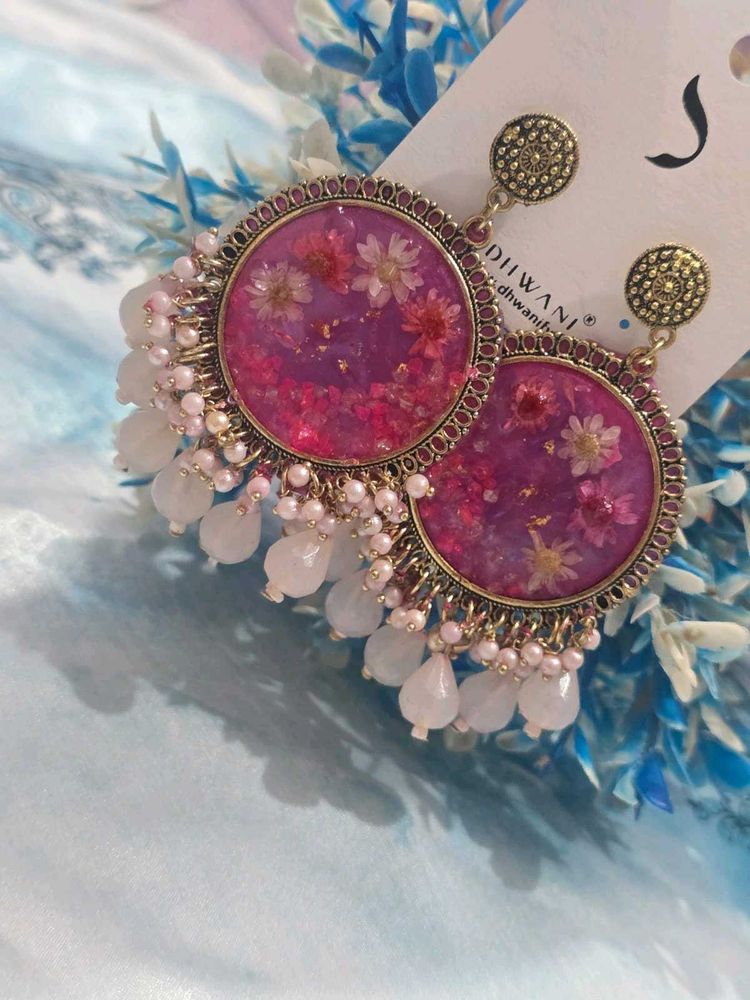 Customised Resin Jhumkas