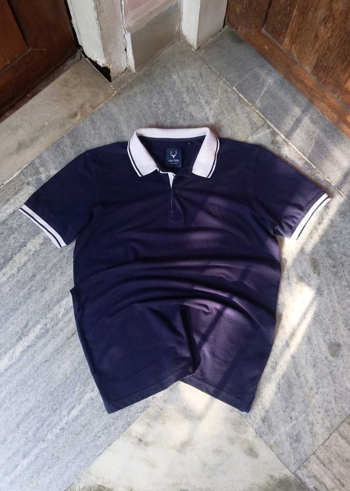 Stylish Navy Blue Polo Shirt