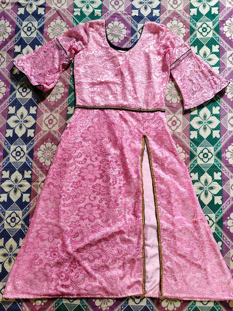 Pink Lace Dress