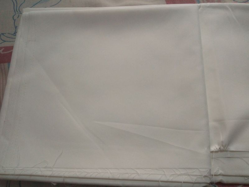 Plain White Unstitched Cloth Of Shirt