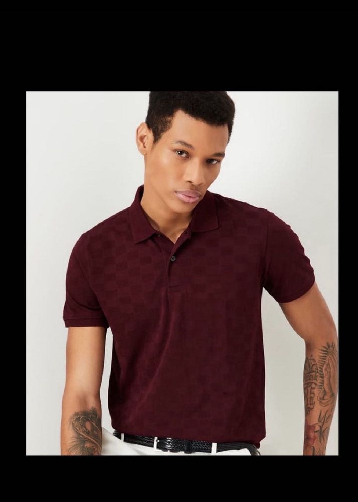 Maroon Polo Shirt - Stylish &amp; Comfy