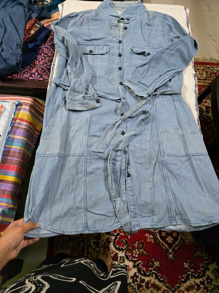 Denim Shirt Dress