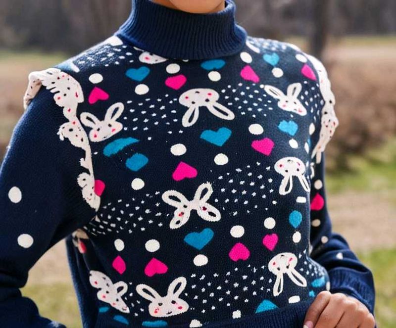 Bunny Girl Sweater 2 To 4 Years