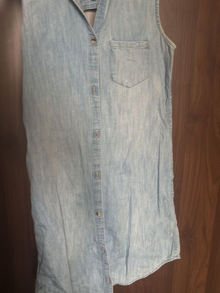 Denim Shirt Dress