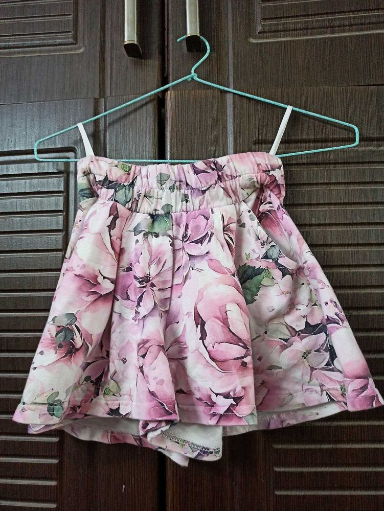 Heavy Quality Skirt Cum Shorts For Baby Girl