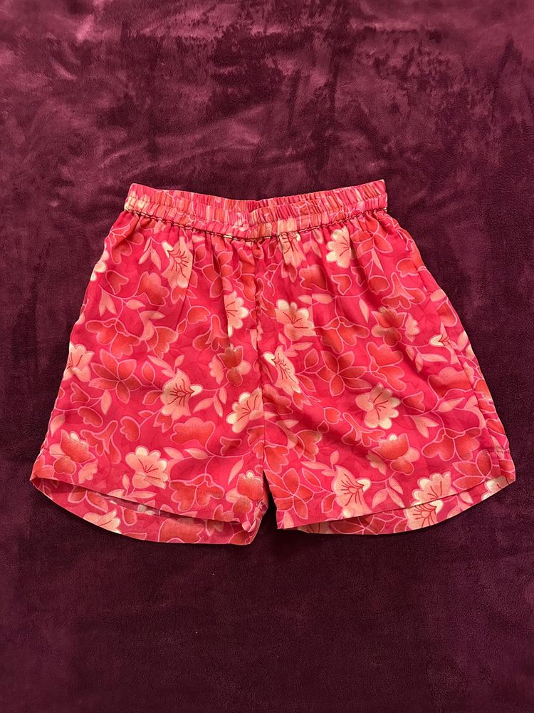 Floral Print Shorts
