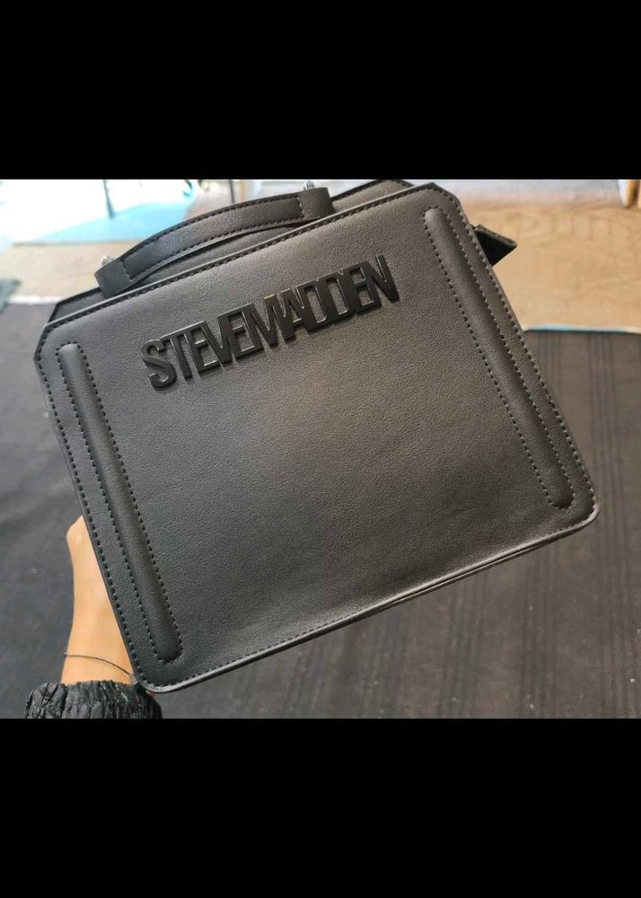 Steve Madden bevelyn Black Satchel