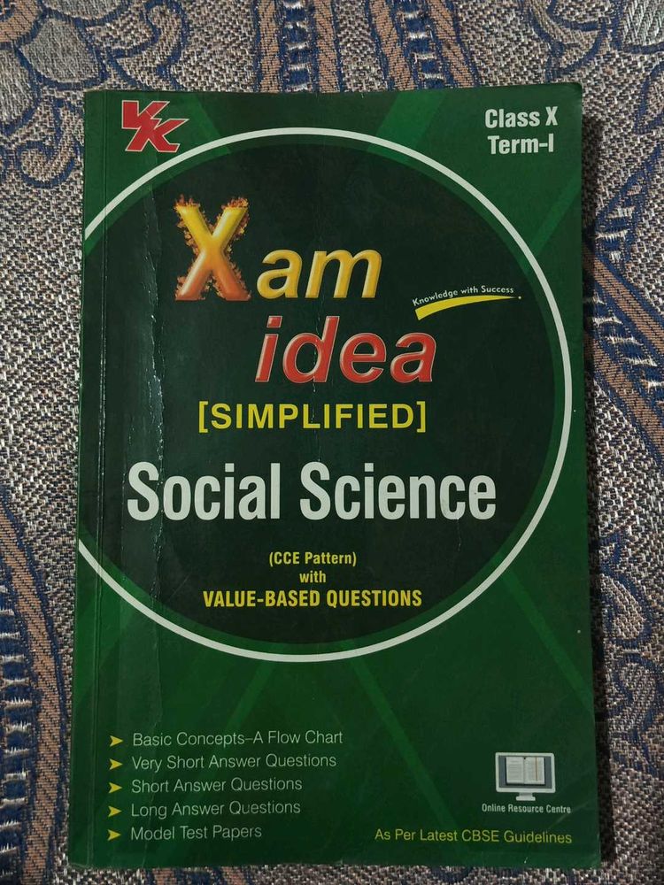 Xam Idea &#34;SOCIAL SCIENCE&#34;