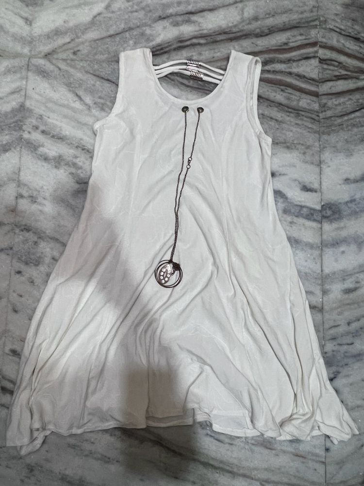 White A Line Top