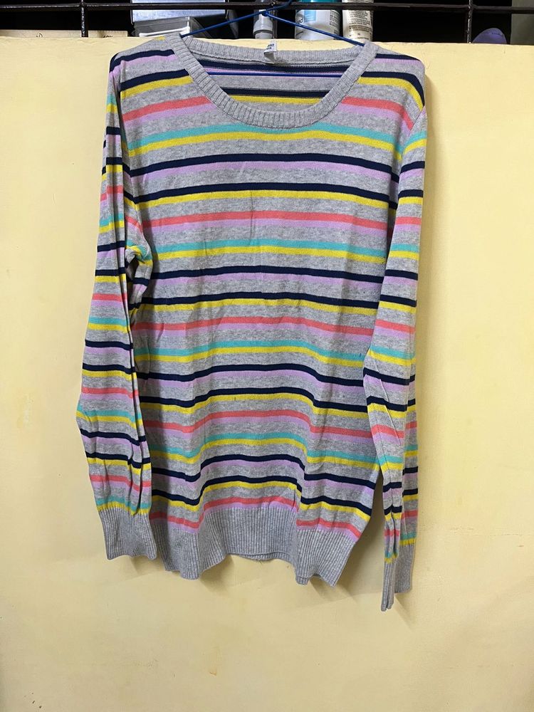 Striped Long Sleeve Sweater