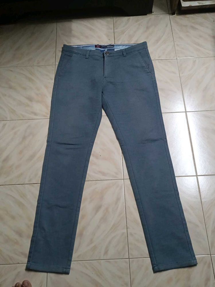 Branded Men&#39;s Grey Casual Pants