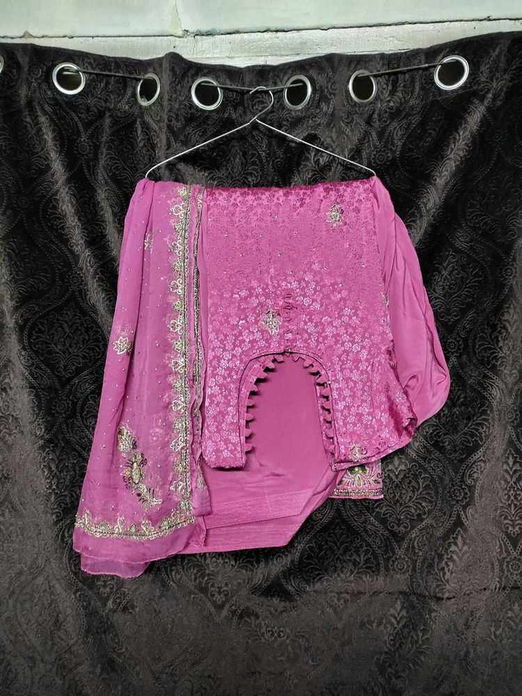 Punjabi Elegant Heavy Work Suit Set On Sale!