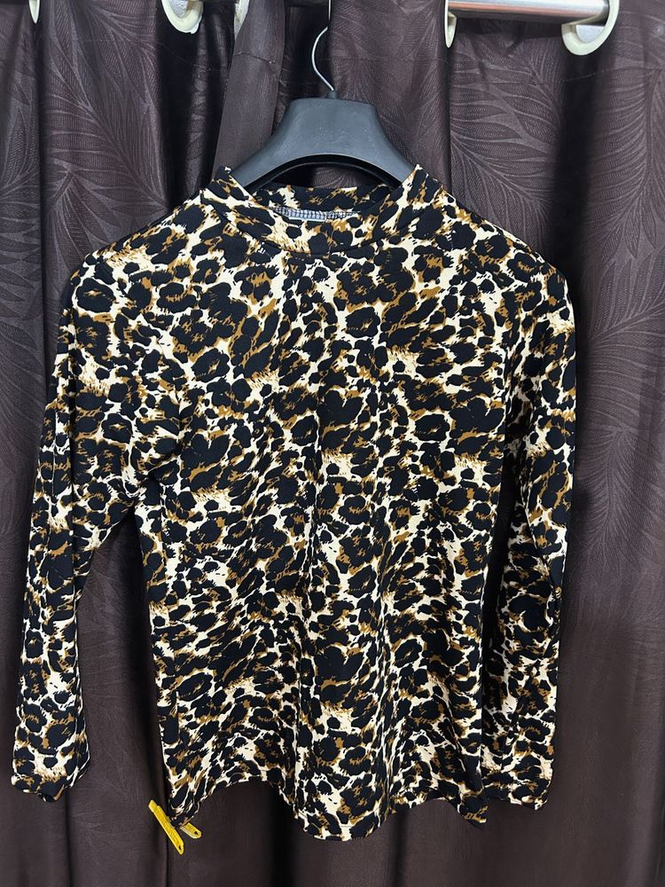 Animal Print Top