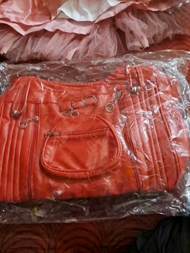 Red Vintage Shoulder Bag