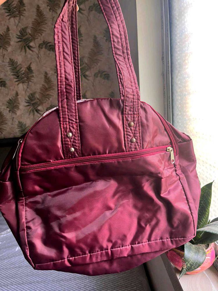 Maroon Handbag