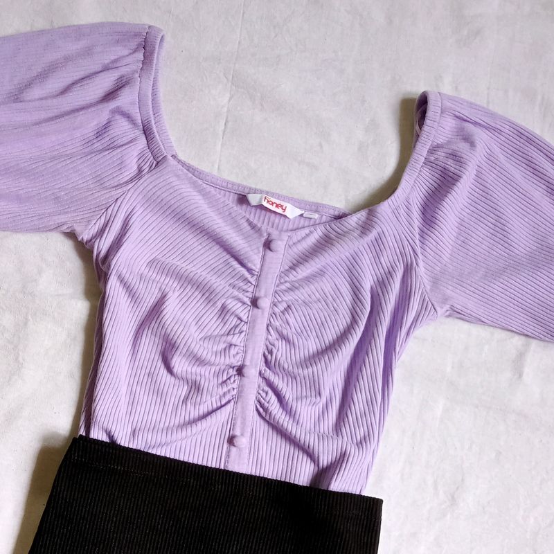 Sweetheart Neck Coquette Pinterest Lavender Top