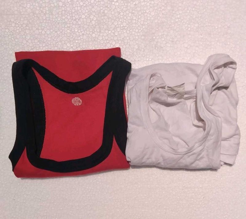 Tank Top Bundle - Red/Black &amp; White