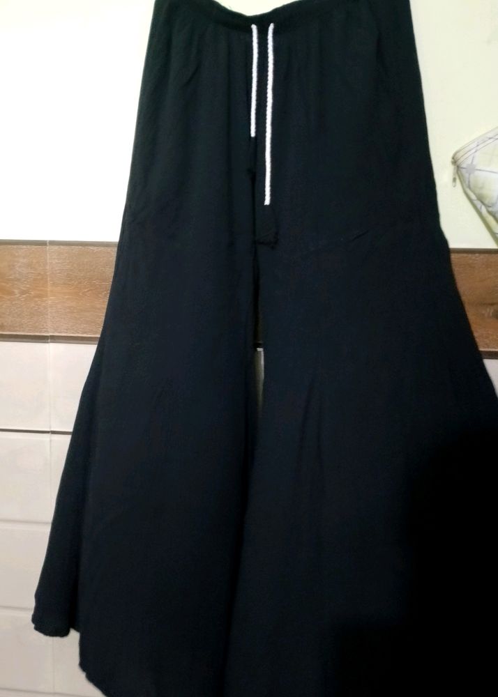 Black Wide Leg Palazzo Pants