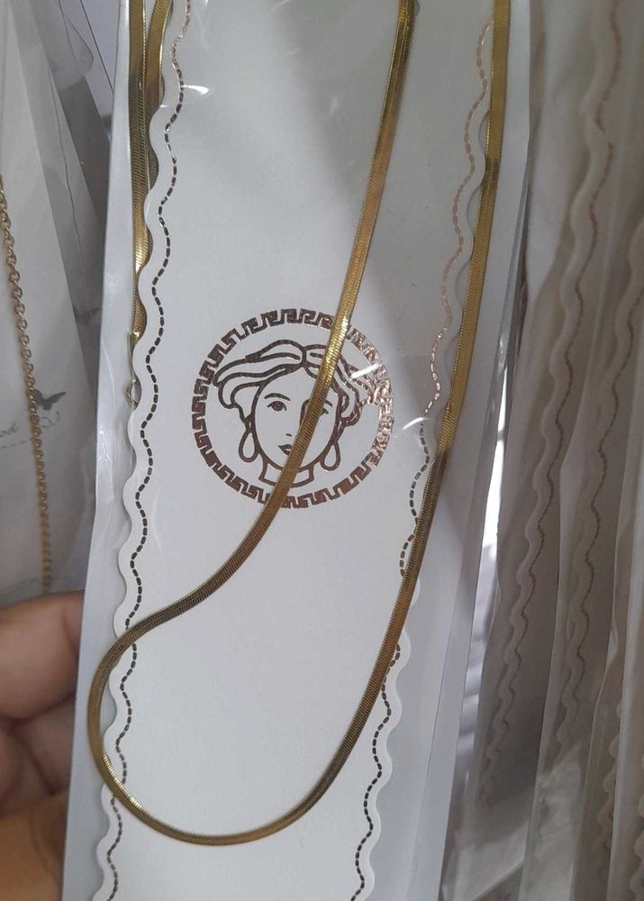 Gold Snake Chain Necklace