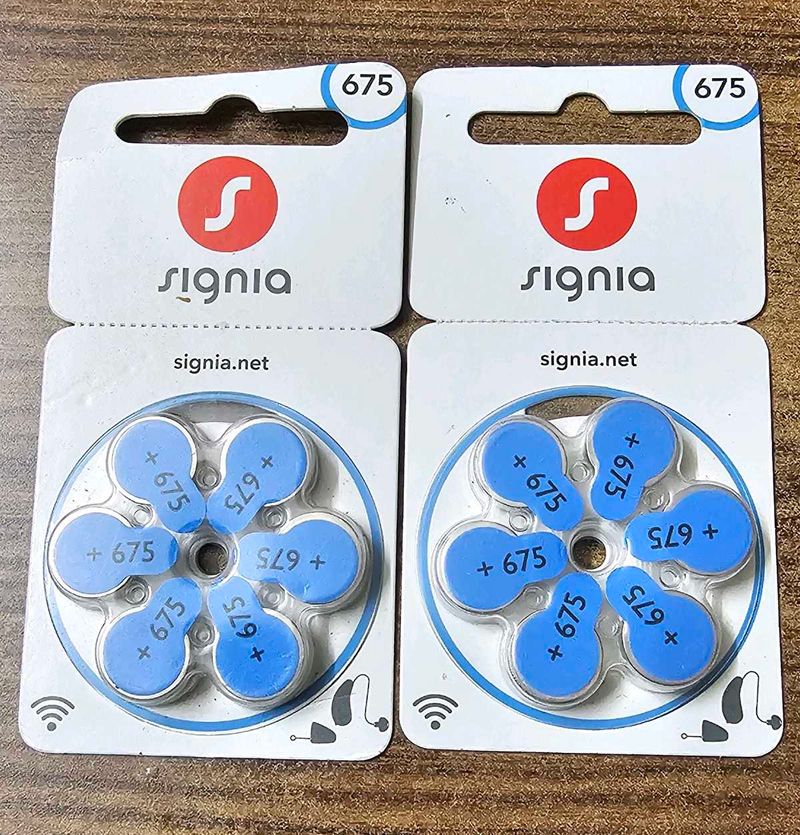 Hearing Aid Batteries Pack Of 6  PC