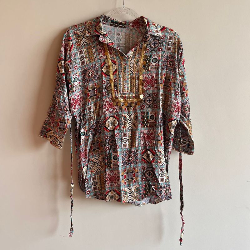 Patterned Suit Set