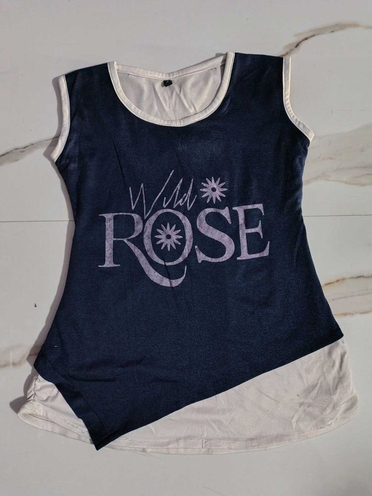 Wild Rose Graphic Tank Top