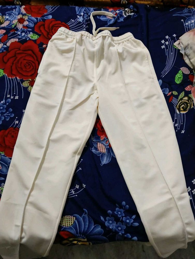 Cream Casual korean Pant/Trouser