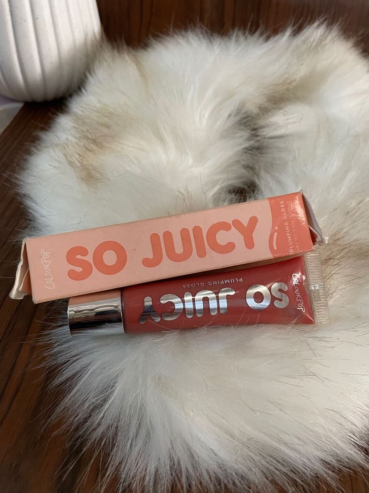 Color Pop Juicy Lip Gloss With Nude Colo