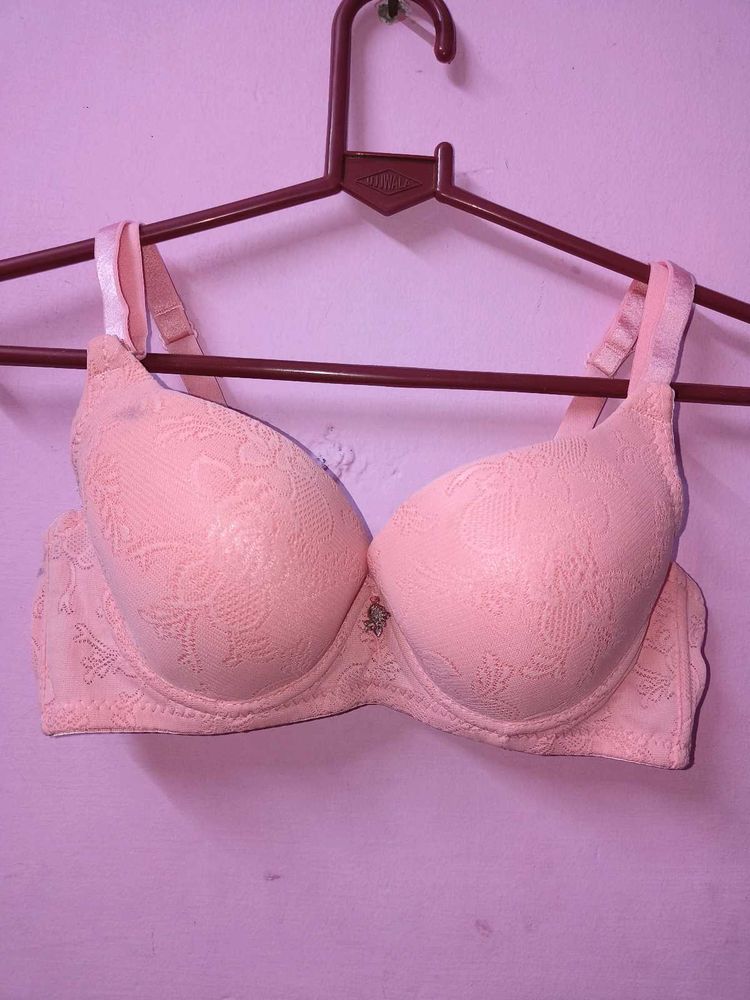 New Elegant Peach Bra