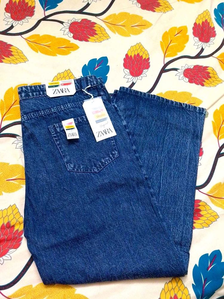 Zara Baggy Denim Jeans (Women&#39;s)