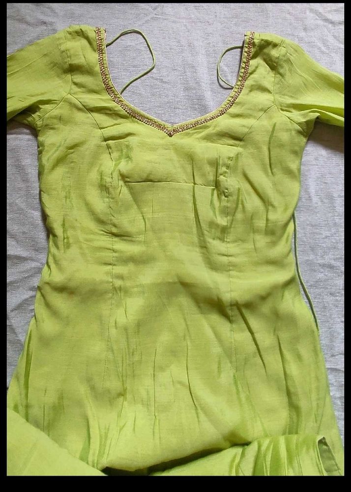 Lime Green kurti