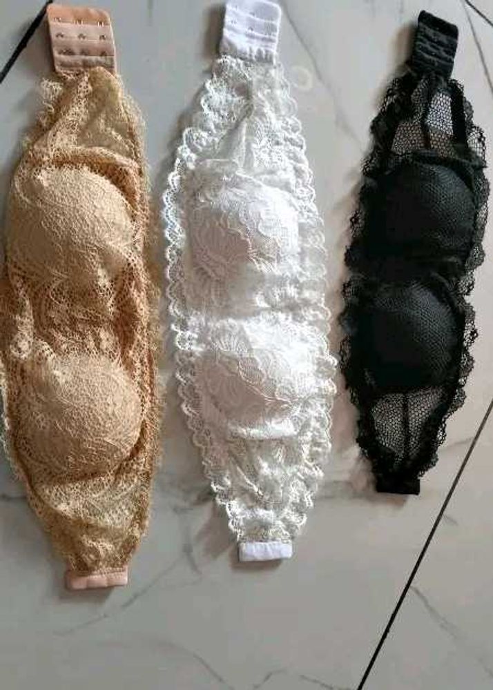 Pack Of 3 Strapless Bra