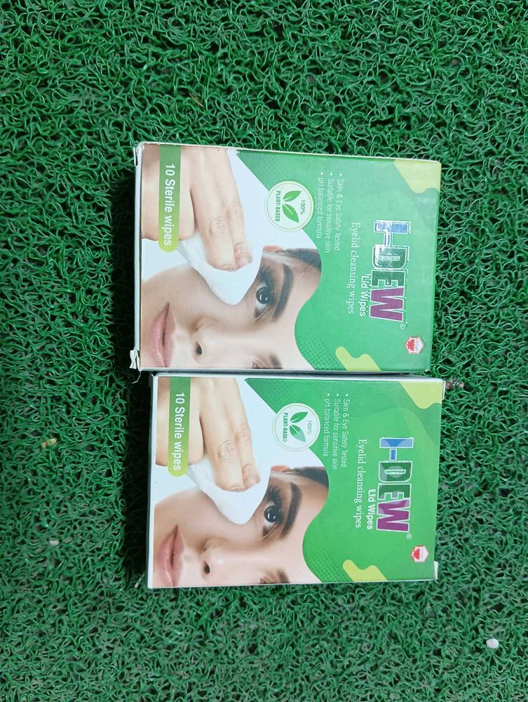 I-Dew Eyelid Cleansing Wipes (2 boxes)