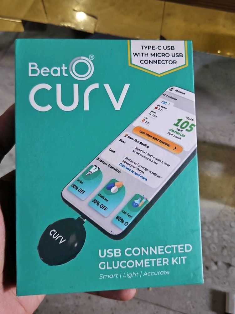 Beato Curv Usb Connected Glucometer Kit
